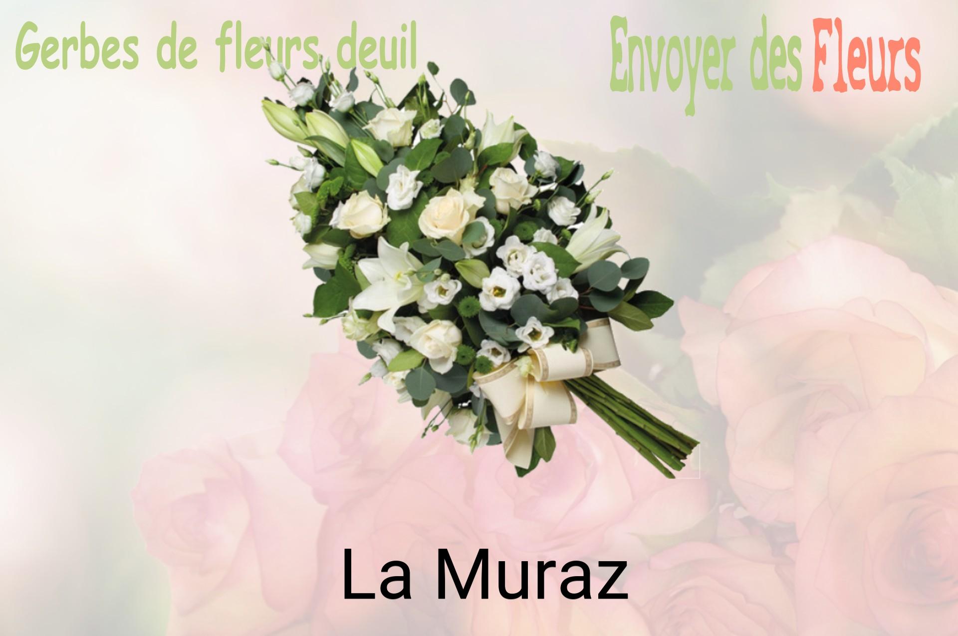 Gerbe de fleurs de deuil livrée à La Muraz